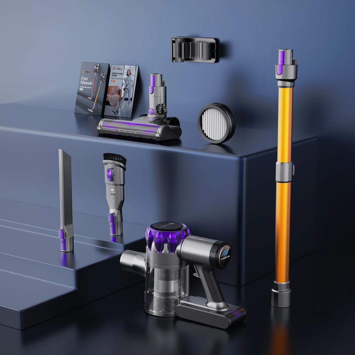 INSE YISORA Cordless Vacuum Cleaner 40Kpa 55 Minutes Run Time