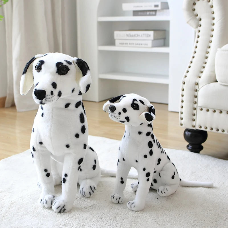 2 Styles 23-90cm Stuffed Animals Dog Dalmatian Plush Toy Lifelike Giant Dog Toy Realistic Animal Kids Toys Gift For Children