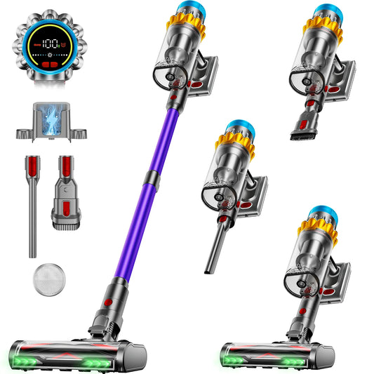 VAKERR X15 Pro 650W Cordless Vacuum Cleaner 65KPa Suction For Pet Hair Carpet