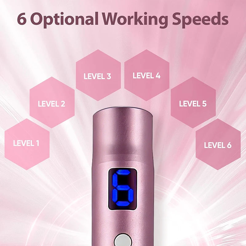 Portable Electric Facial Massager With Rechargeable Battery And Heads