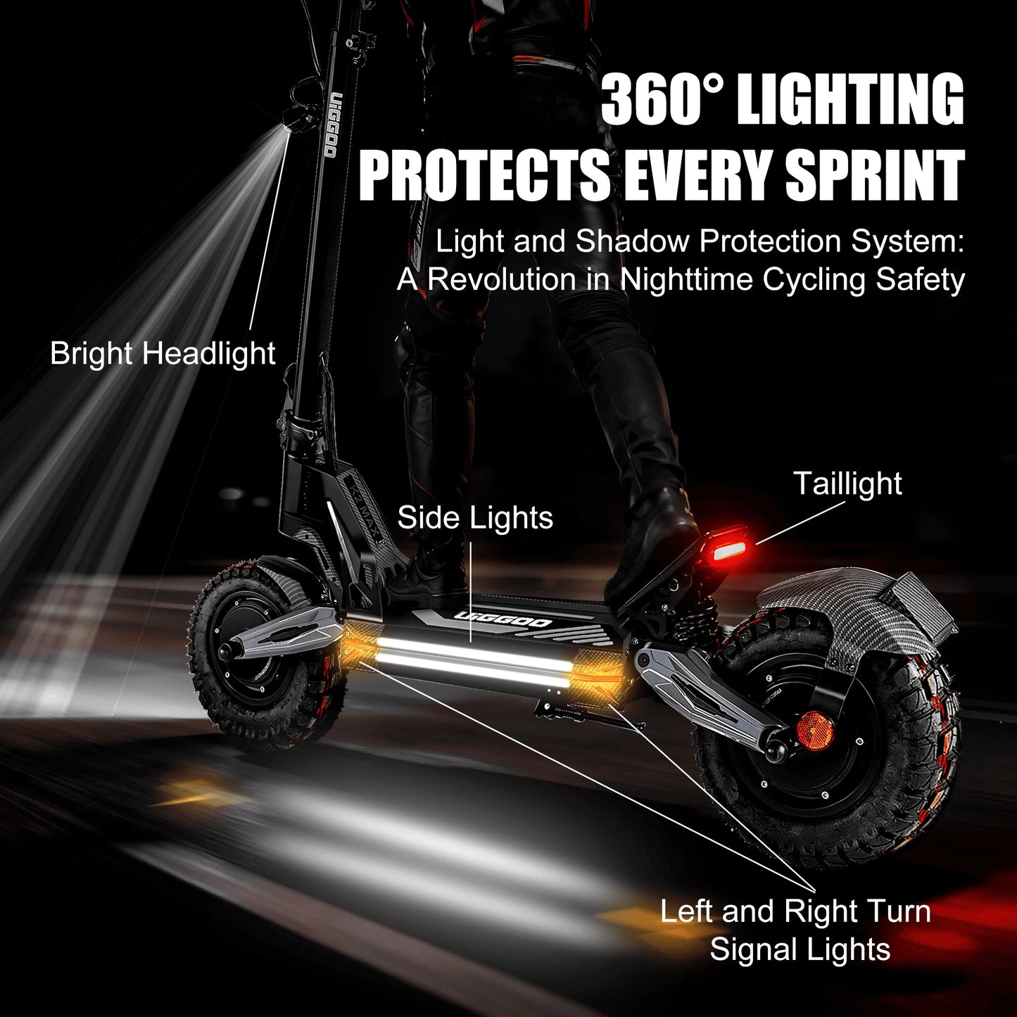 EOEOTWO Dual 4000W Electric Scooter for Adults 45 MPH