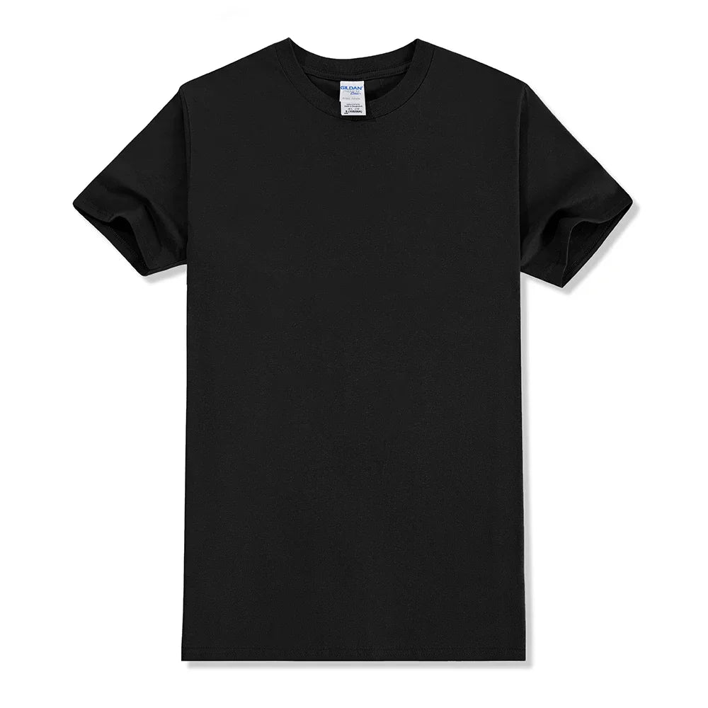 Custom Tshirt Front Back Print Professional Your Own Logo Text Photo Male Personalized Premium Gifts T-shirt EU Size 100% Cotton