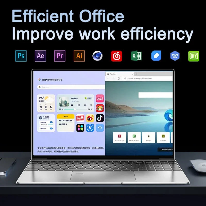LENO Ultra Slim 15.6" Gaming Laptop Intel Core i9-10980H 32GB RAM 2TB SSD 1920x1080 Windows 11 Office Study Home Use New Model