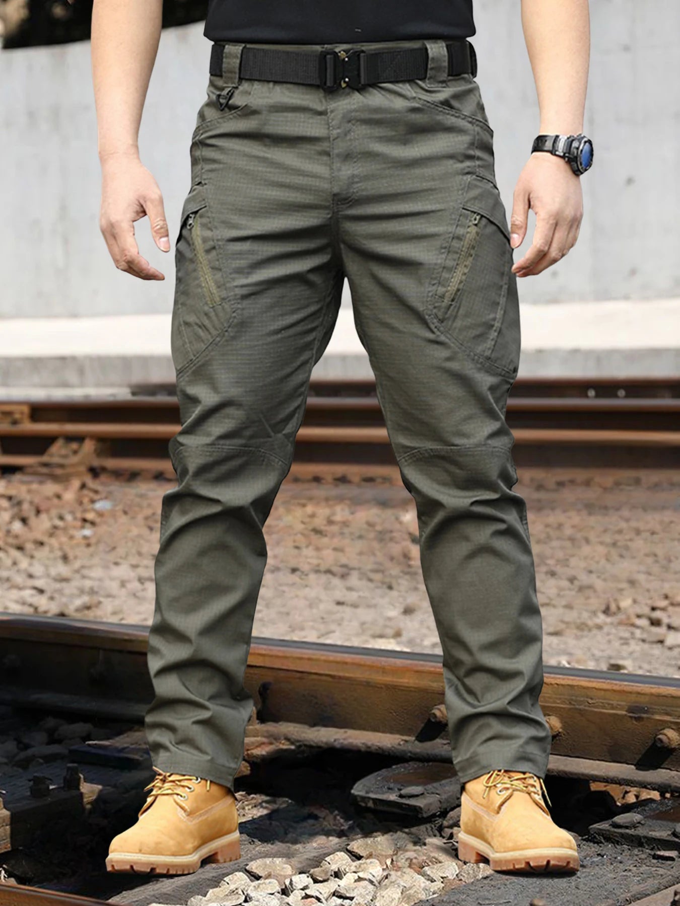 IX9 Tactical Work Pants With Multi Pocket Design