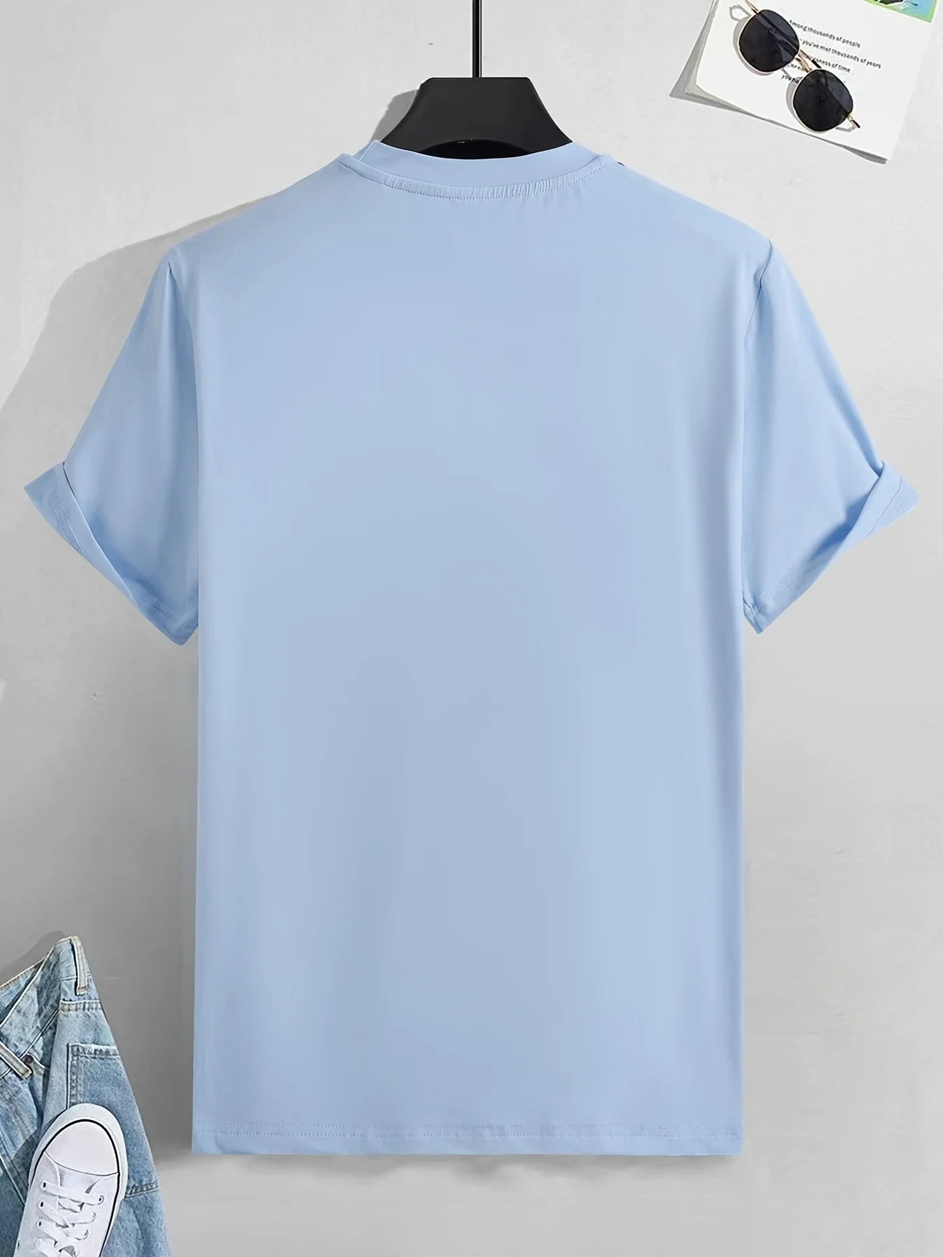 Men's 100 Cotton Summer Loose Fit   OK Printed T-shirt Tops Cool Design Street Short Sleeve Top Tee Cotton Clothing