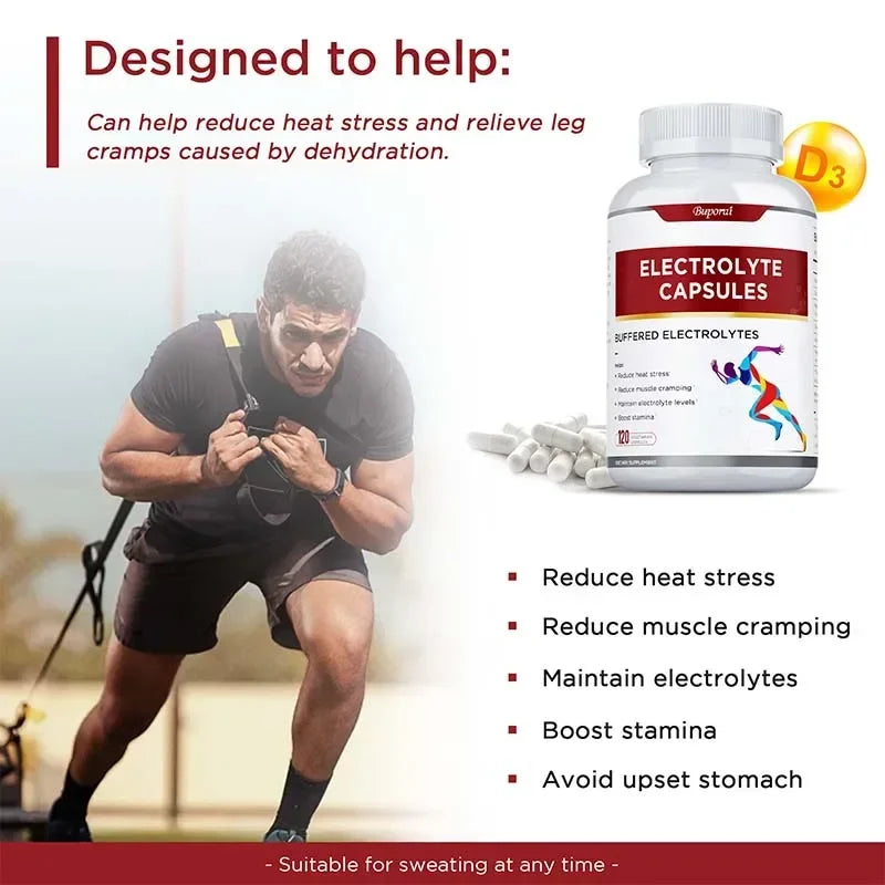 Pslalae Electrolyte Capsules Vitamin D for Hydration and Fatigue Relief