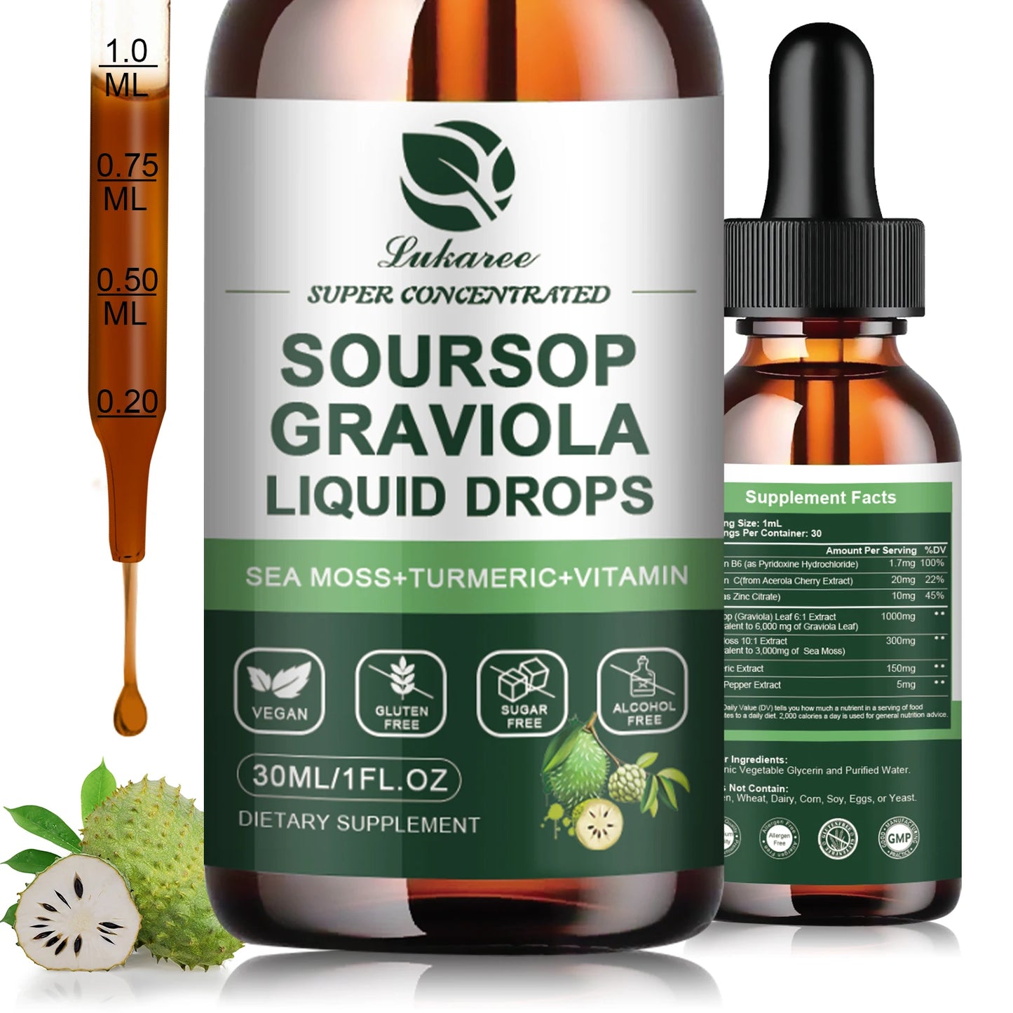 Beworths Soursop Graviola Extract Drops For Immunity And Digestion