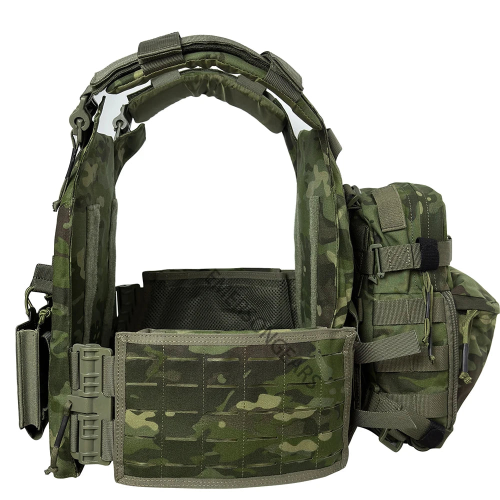 EMERSONGEARS 1000D Nylon Quick Release Laser Cut Vest Hydration Backpack