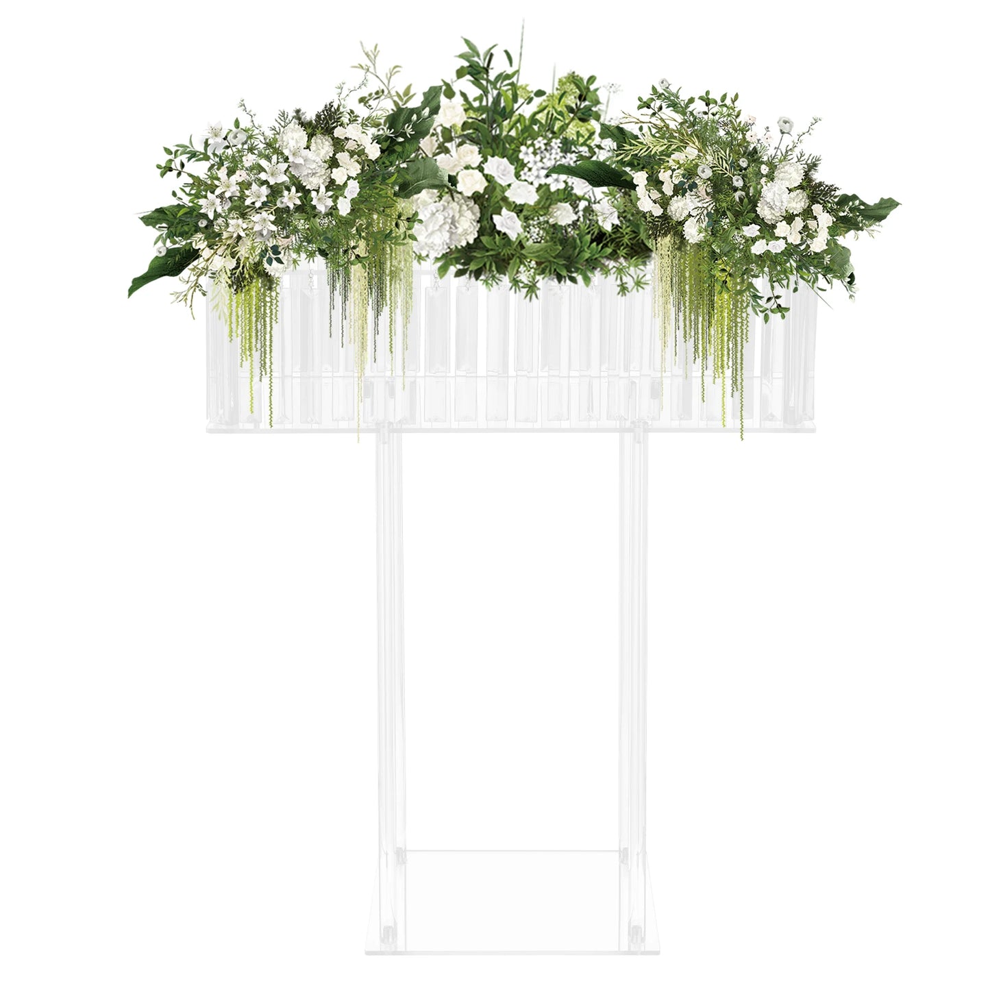 Bymaocar Crystal Flower Stand Wedding Display Rack Centerpiece