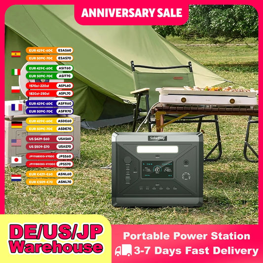 Solarplay Q2501 Portable Power Station 2160Wh LiFePO4 Generator