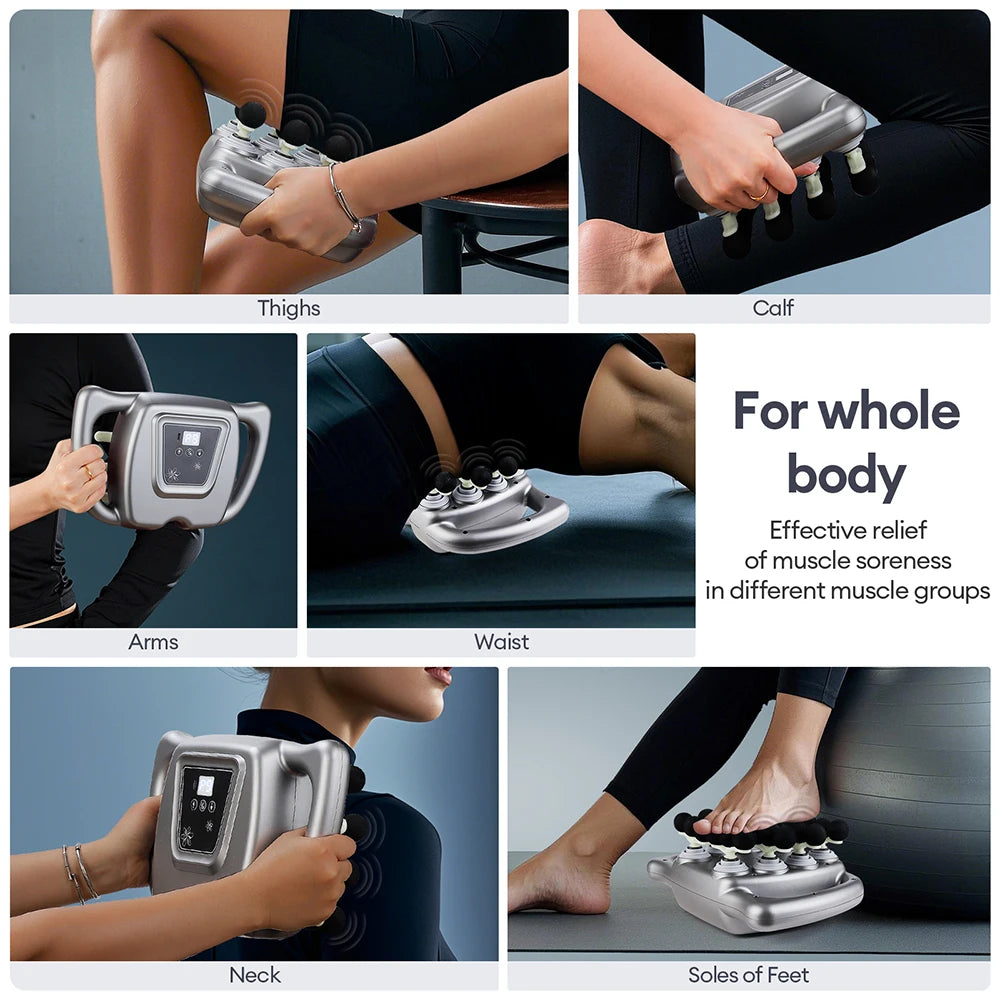 Fascia Gun 24 Head High Frequency Body Massager 9 Modes
