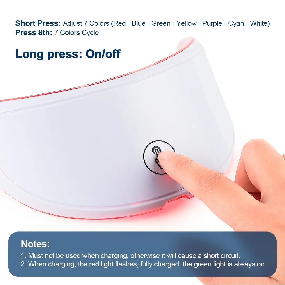 Foreverlily Neck LED Mask Photon Anti Wrinkle Skin Care