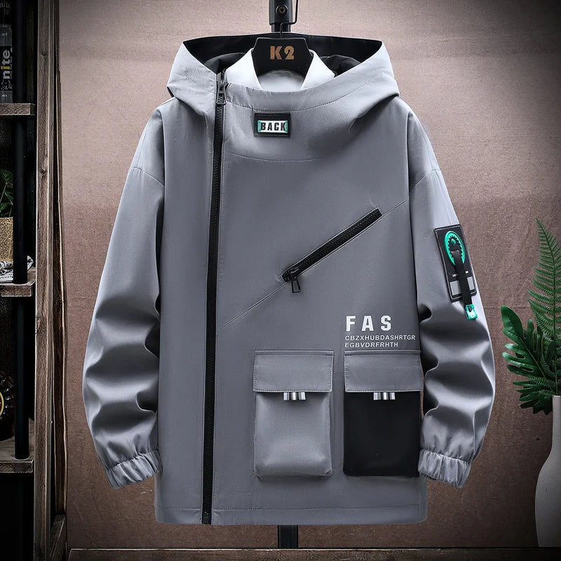 Men's Pilot Hooded Zipper Jacket Baseball Uniform Velvet Coat