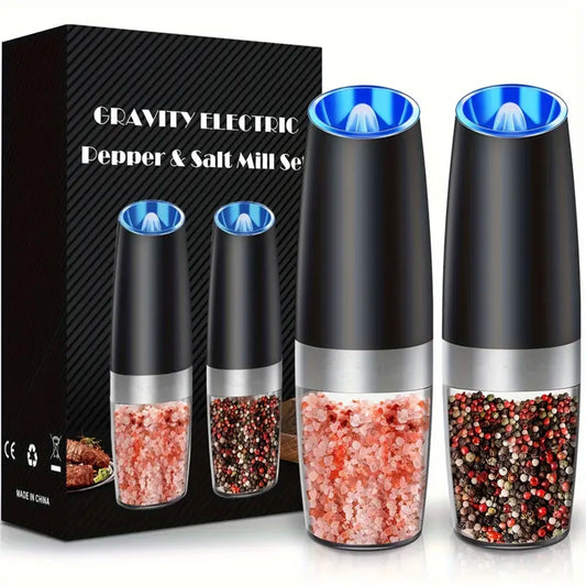 Gravity Electric Salt And Pepper Mill Battery Powered Adjustable Coarseness