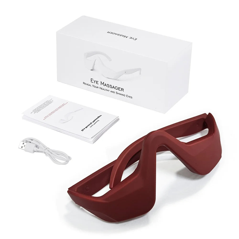 Foreverlily Eye Massager Glasses Under Eye Fatigue Relief
