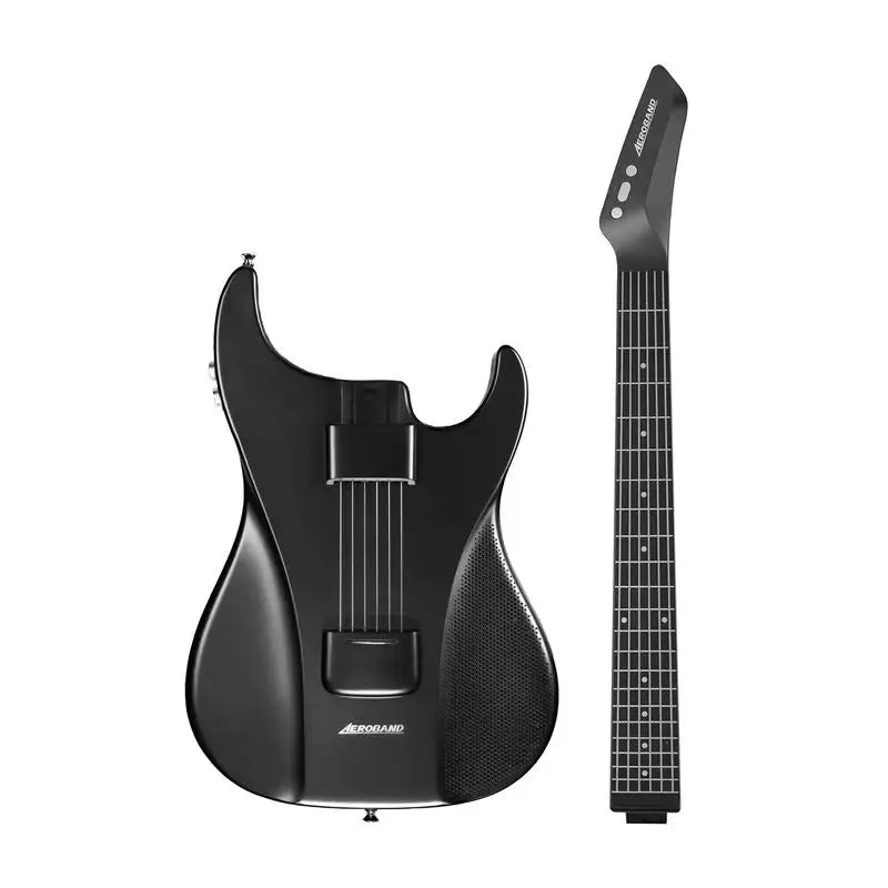 AeroBand Detachable Electric Guitar Pain-Free Silicone String All-in-One 9 Sound Styles Acoustic Bass with mic port
