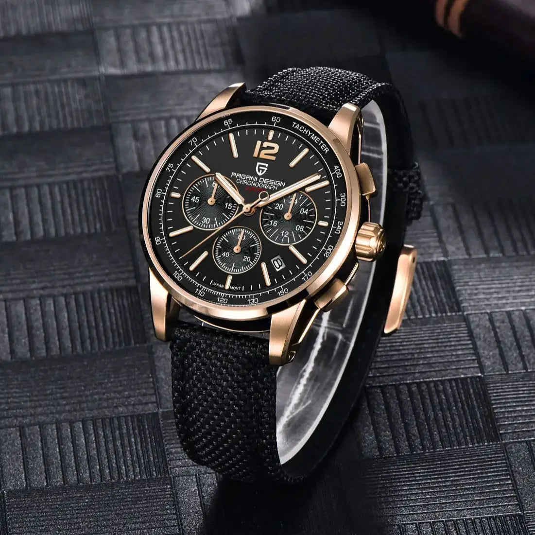 Pagani Design VK63 Quartz Mens Watch Water Resistant 10 Bar
